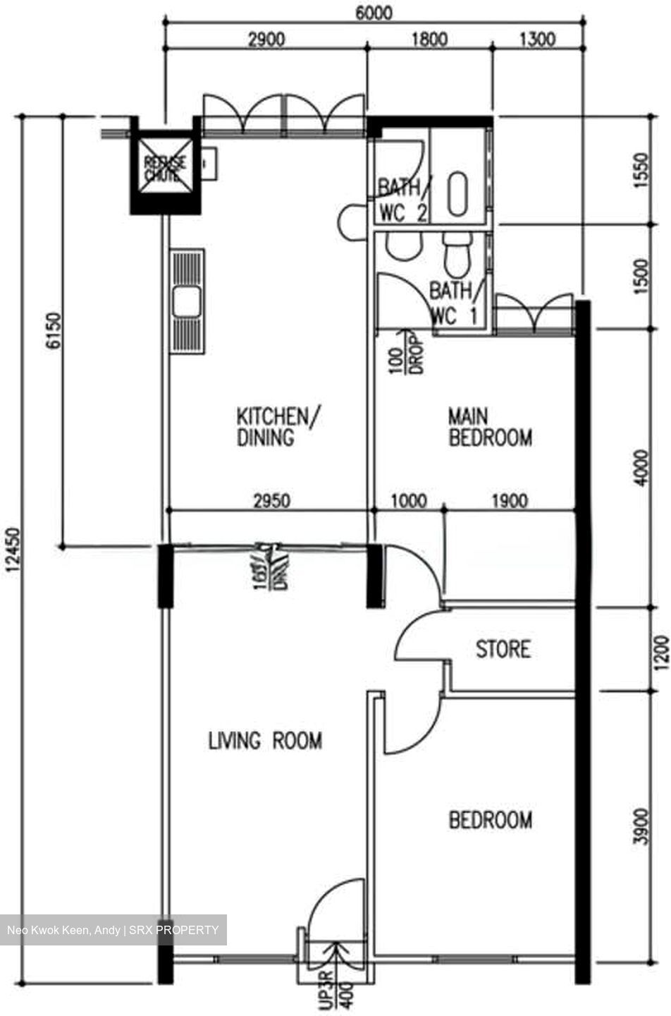 Blk 180 Ang Mo Kio Avenue 5 (Ang Mo Kio), HDB 3 Rooms #563349541